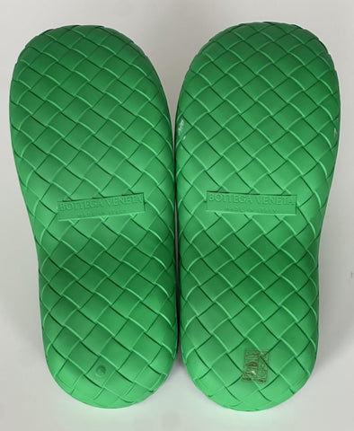 Bottega Veneta Rubber Green Beebee Sandals Clogs 12 US (45 Euro) 741339 NIB $600