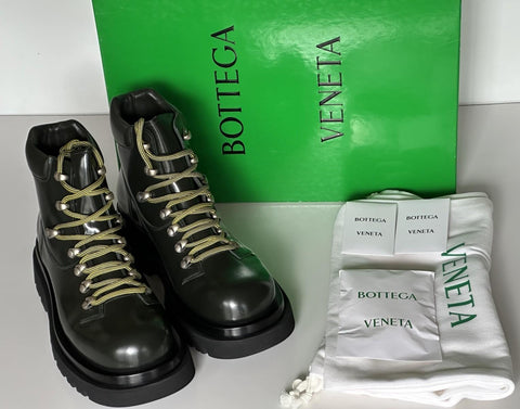 Bottega Veneta Lace-up Green Lug Hiking Ankle Boots 9 US 730230 IT NIB $1800