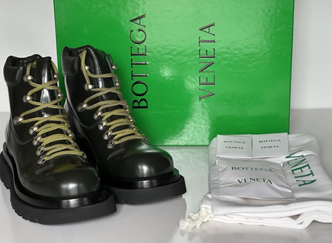 Bottega Veneta Lace-up Green Lug Hiking Ankle Boots 9 US 730230 IT NIB $1800