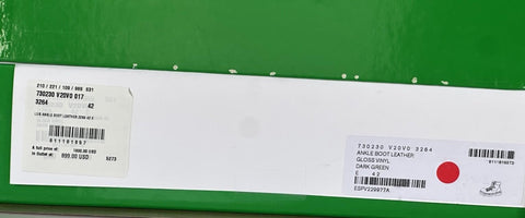 Bottega Veneta Lace-up Green Lug Hiking Ankle Boots 9 US 730230 IT NIB $1800