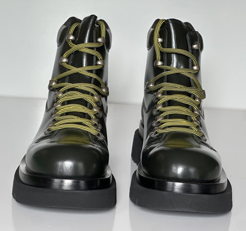 Bottega Veneta Lace-up Green Lug Hiking Ankle Boots 9 US 730230 IT NIB $1800