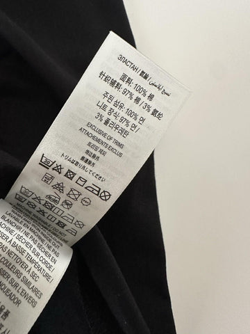 Burberry Ellison Striped Pocket Black T-shirt M (Oversized) 81121131 NWT $530