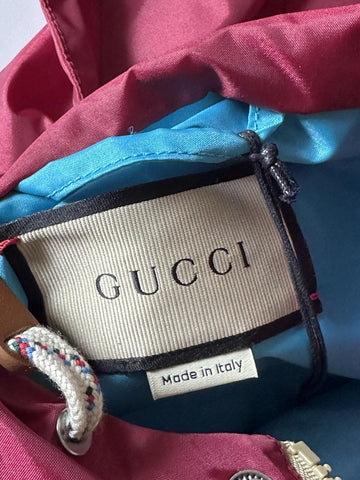 Gucci Nylon Blouson Windbreaker Jacket with Hoodie 40 US (50 Euro) IT 740572 NWT