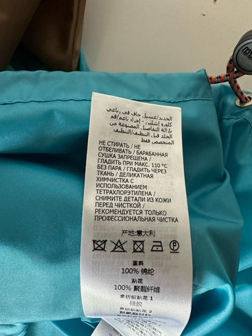 Gucci Nylon Blouson Windbreaker Jacket with Hoodie 40 US (50 Euro) IT 740572 NWT