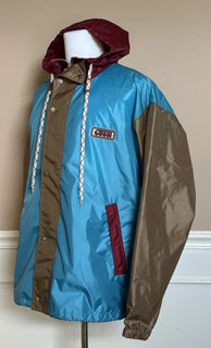 Gucci Nylon Blouson Windbreaker Jacket with Hoodie 40 US (50 Euro) IT 740572 NWT