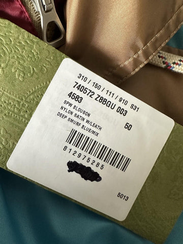 Gucci Nylon Blouson Windbreaker Jacket with Hoodie 40 US (50 Euro) IT 740572 NWT