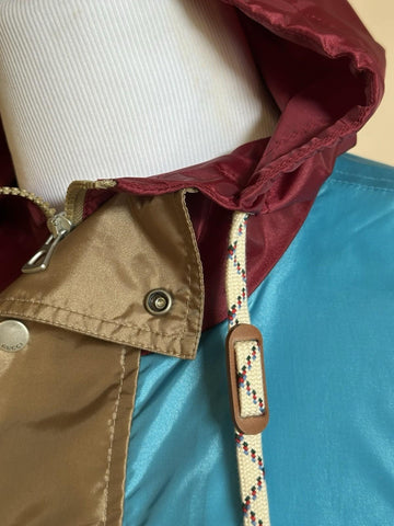 Gucci Nylon Blouson Windbreaker Jacket with Hoodie 40 US (50 Euro) IT 740572 NWT