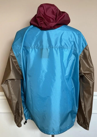 Gucci Nylon Blouson Windbreaker Jacket with Hoodie 40 US (50 Euro) IT 740572 NWT