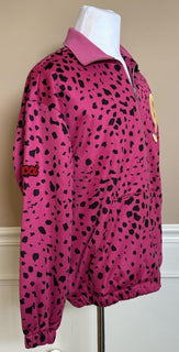 Gucci MLB Pirates Zip Jacket Fuchsia/Black Small (Oversized) 714464 NWT