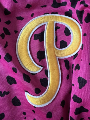 Gucci MLB Pirates Zip Jacket Fuchsia/Black Small (Oversized) 714464 NWT