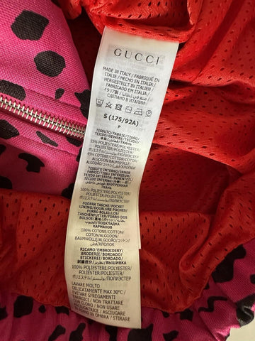 Gucci MLB Pirates Zip Jacket Fuchsia/Black Small (Oversized) 714464 NWT