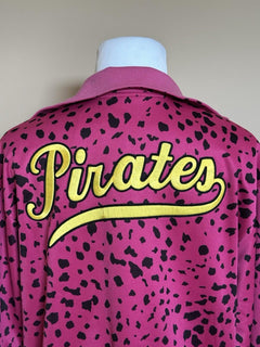 Gucci MLB Pirates Zip Jacket Fuchsia/Black Small (Oversized) 714464 NWT