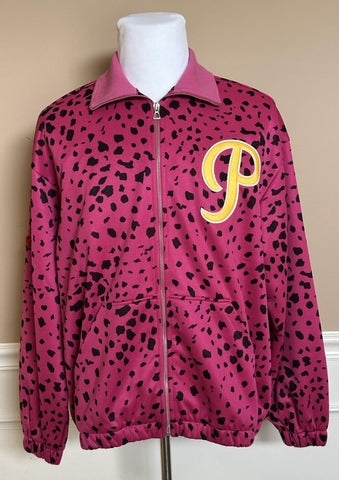 Gucci MLB Pirates Zip Jacket Fuchsia/Black Small (Oversized) 714464 NWT