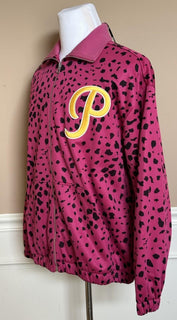 Gucci MLB Pirates Zip Jacket Fuchsia/Black Small (Oversized) 714464 NWT