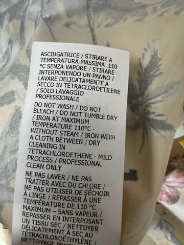 Gucci Bowling Hawaii Ocean Palms Yellow Jersey Shirt 44 Euro IT 694124 NWT