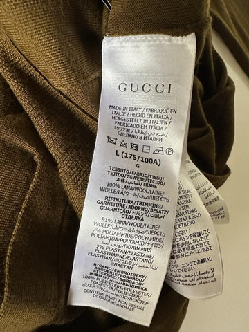 Gucci Military Green Wool Cardigan Sweater Large 729469 Italy NWT $1980