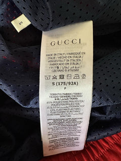 Gucci Men's Red/White/Blue Jacket with Hoodie Small 706413 NWT