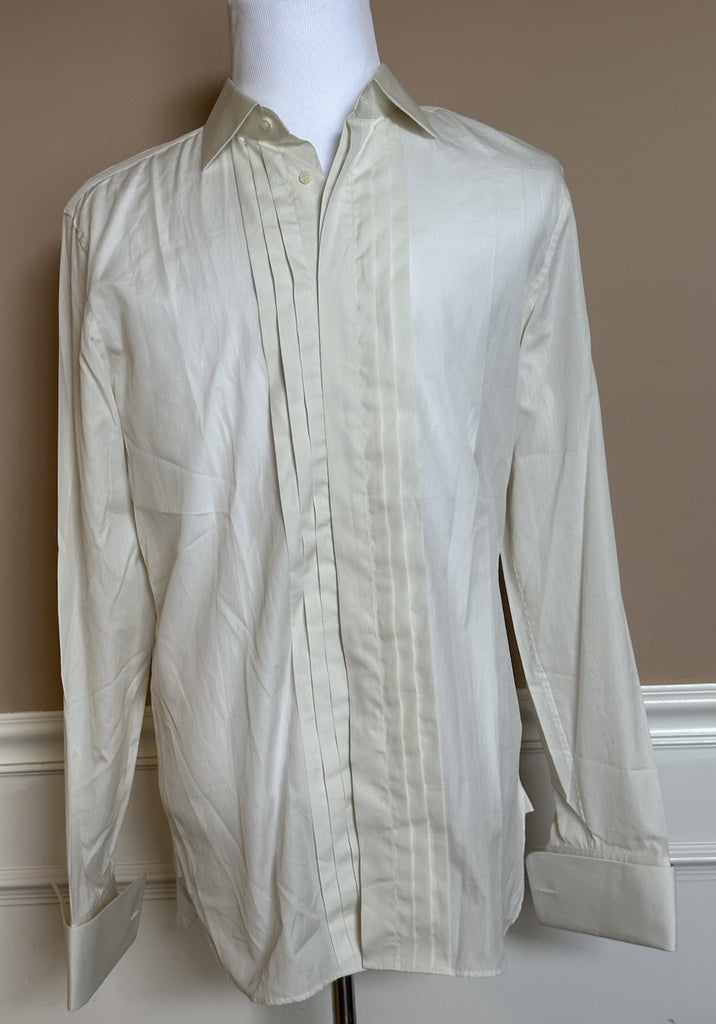 gucci dress shirt GUCCI GG Crpe Silk Shirt, Size 34 IT, Black