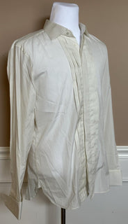 Gucci Soft White Tuxedo Dress Shirt 42/16.5 Italy 581432 NWT