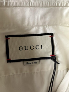 Gucci Soft White Tuxedo Dress Shirt 42/16.5 Italy 581432 NWT