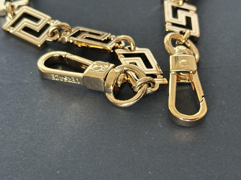 Versace La Greca Leather White Medium Shoulder Bag 1007128 Italy NWT $2775