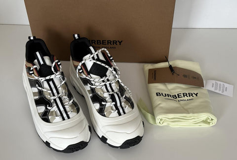 Burberry Arthur Men's White Icon Stripe Sneakers 11.5 US (44.5) 8048548