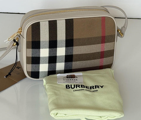 Burberry Manzoni Small Camera Bag Limestone With IP Check 81044341 IT NWT $1050