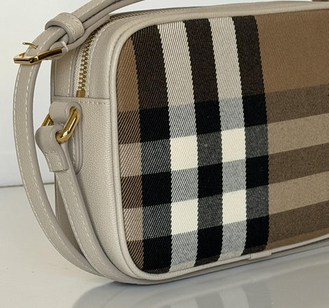 Burberry Manzoni Small Camera Bag Limestone With IP Check 81044341 IT NWT $1050