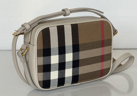 Burberry Manzoni Small Camera Bag Limestone With IP Check 81044341 IT NWT $1050