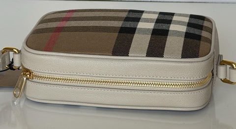 Burberry Manzoni Small Camera Bag Limestone With IP Check 81044341 IT NWT $1050