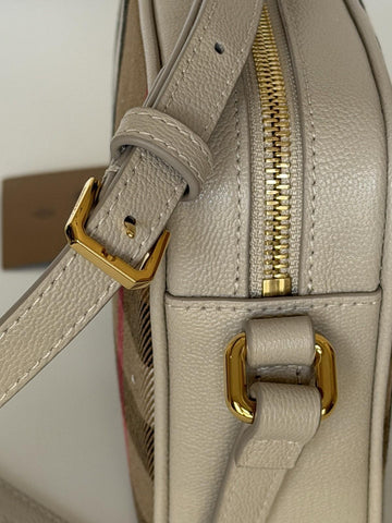 Burberry Manzoni Small Camera Bag Limestone With IP Check 81044341 IT NWT $1050
