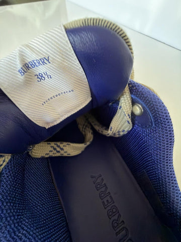 Burberry Women's Lichen IP Check Low Top Sneakers 8.5 US (38.5) 8095373 NIB $750