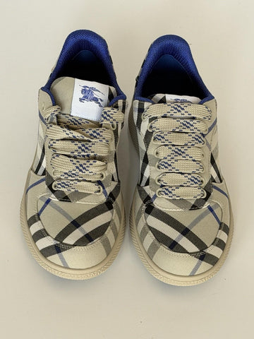 Burberry Women's Lichen IP Check Low Top Sneakers 8 US (38)  IT 8095373 NIB $750