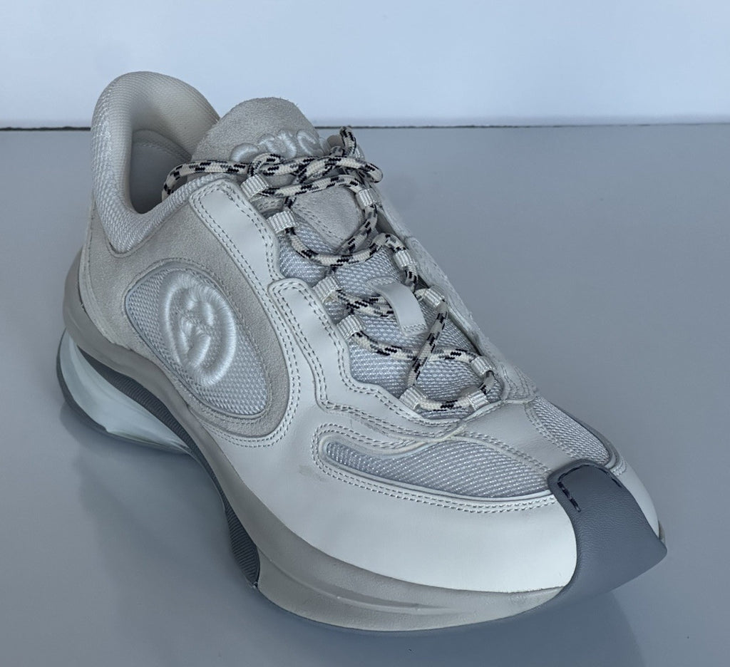 Gucci GG Nubuk Alaska Sneakers White 13.5 US (Gucci 13) 749785 Italy NIB