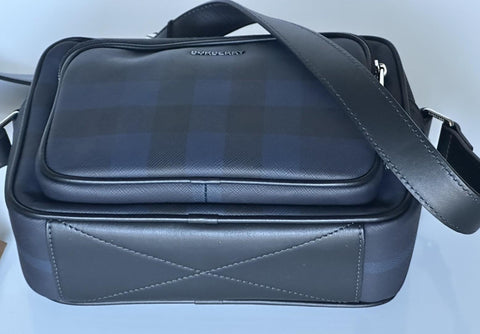 Burberry Paddy Leather Camera Shoulder Bag Navy England 8073271 NWT $1150