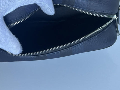 Burberry Paddy Leather Camera Shoulder Bag Navy England 8073271 NWT $1150