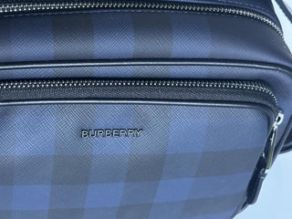 Burberry Paddy Leather Camera Shoulder Bag Navy England 8073271 NWT $1150