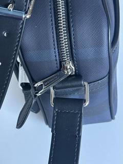 Burberry Paddy Leather Camera Shoulder Bag Navy England 8073271 NWT $1150