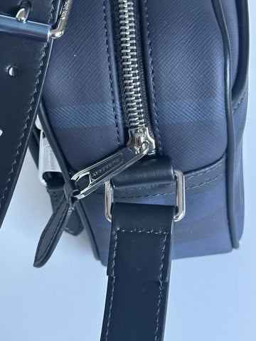 Burberry Paddy Leather Camera Shoulder Bag Navy England 8073271 NWT $1150
