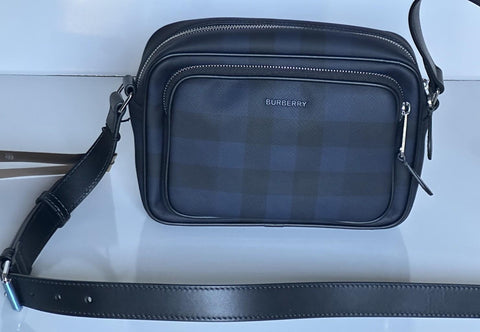 Burberry Paddy Leather Camera Shoulder Bag Navy England 8073271 NWT $1150