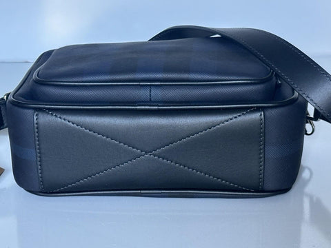 Burberry Paddy Leather Camera Shoulder Bag Navy England 8073271 NWT $1150
