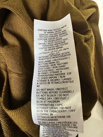 Gucci Military Green Wool Cardigan Sweater Small 729469 Italy NWT $1980