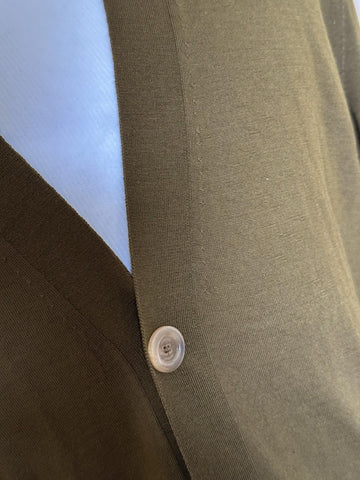 Gucci Military Green Wool Cardigan Sweater Small 729469 Italy NWT $1980