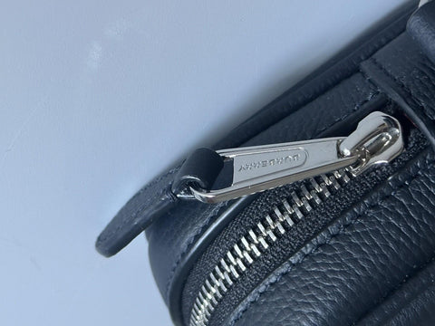 Burberry Men's Paddy Leather Crossbody Bag Dark Navy 80846161 Italy NWT