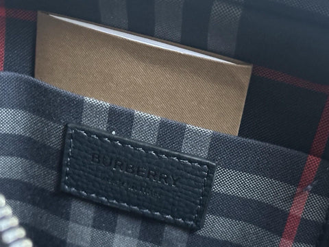 Burberry Men's Paddy Leather Crossbody Bag Dark Navy 80846161 Italy NWT