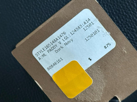 Burberry Men's Paddy Leather Crossbody Bag Dark Navy 80846161 Italy NWT