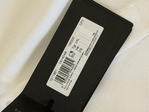 Versace Embroidered White Piquet Cotton Polo Shirt 2XL 1011851 NWT