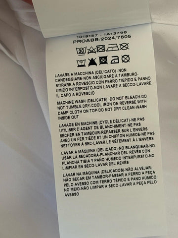 Versace Graphic Print Short Sleeve Shirt White&Gold 58 Euro (XL-2XL) 1019157 NWT