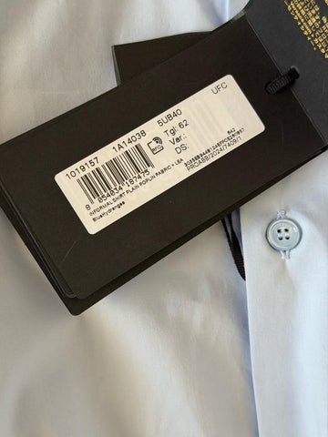 Versace Graphic Print Short Sleeve Shirt Blue 58 Euro (3XL-4XL) 1019157 NWT