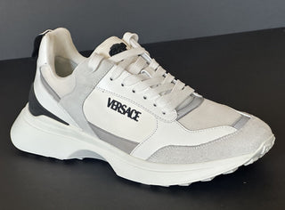 Versace Low Top Women's White Sneakers 11 US (41 Euro) 1011941 Italy NIB $825